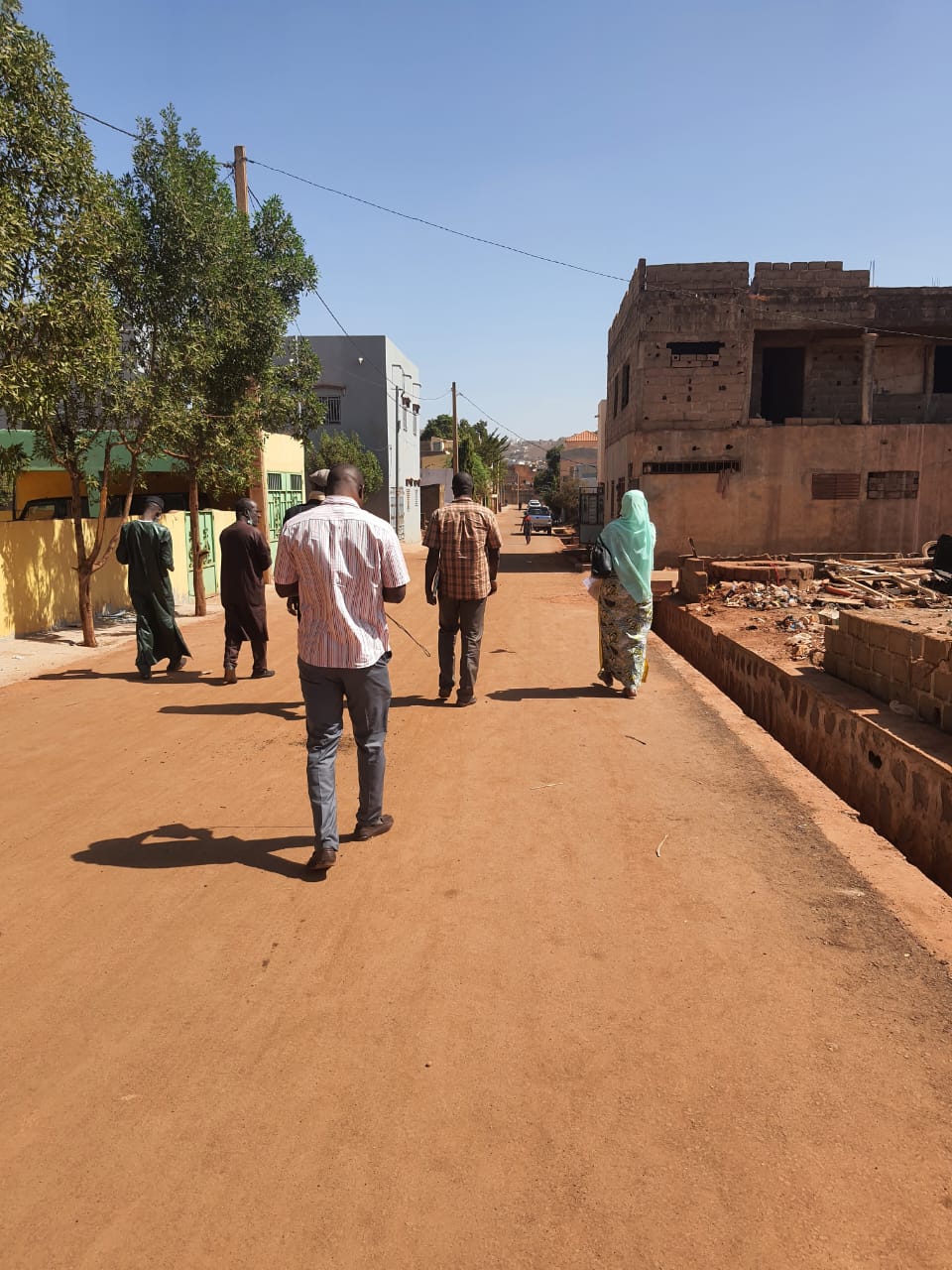 Projet MOHA COM - Chantier maçonnerie Mali