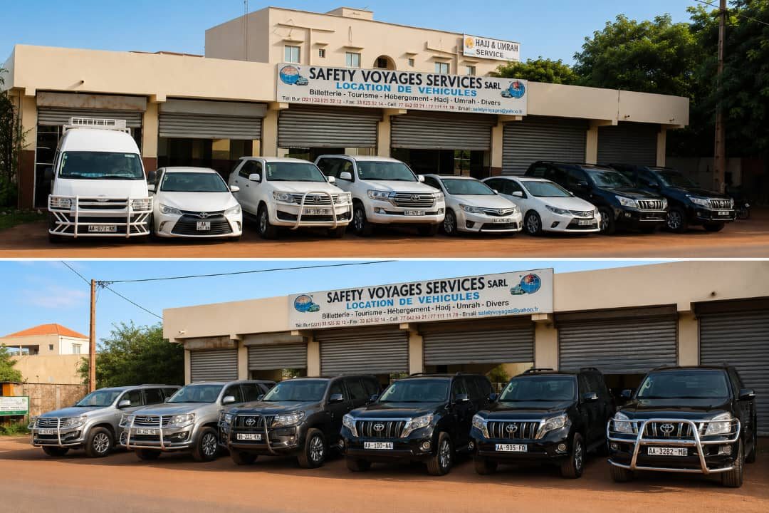 Flotte et agence Safety Voyages Services au Mali